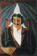 Juan Gris The Portrait of man oil painting artist